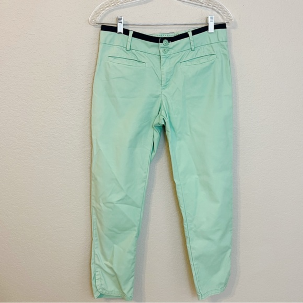 Anthropologie Mint Navy Cartonnier Pants size 4
